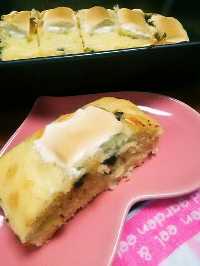 超簡単※焼きマシュマロのパウンドケーキの写真