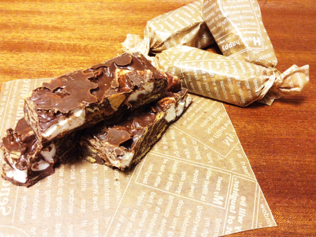 超簡単 ナッツチョコバー バレンタインに レシピ 作り方 By Soy7 クックパッド
