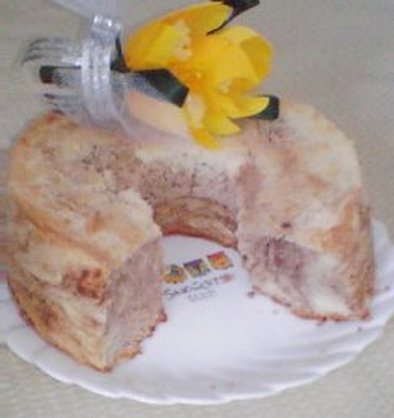 米粉☆マーブルシフォンケーキの写真
