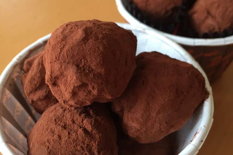 レンジで簡単 パリッとトリュフチョコ レシピ 作り方 By タァユ クックパッド 簡単おいしいみんなのレシピが352万品