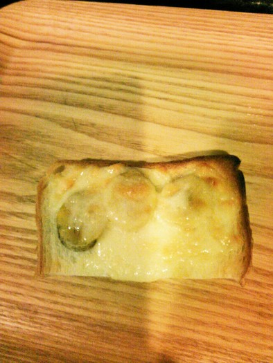 バナナチーズトーストの写真