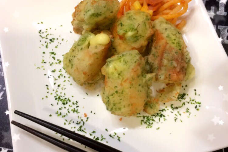 お弁当に チーズinちくわの磯辺揚げ レシピ 作り方 By ももたくママ クックパッド 簡単おいしいみんなのレシピが360万品