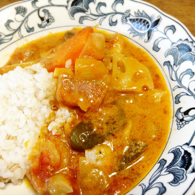 タイのココナッツ野菜カレーのレシピ