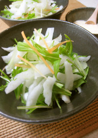 シャキシャキ白菜の美味しいサラダ
