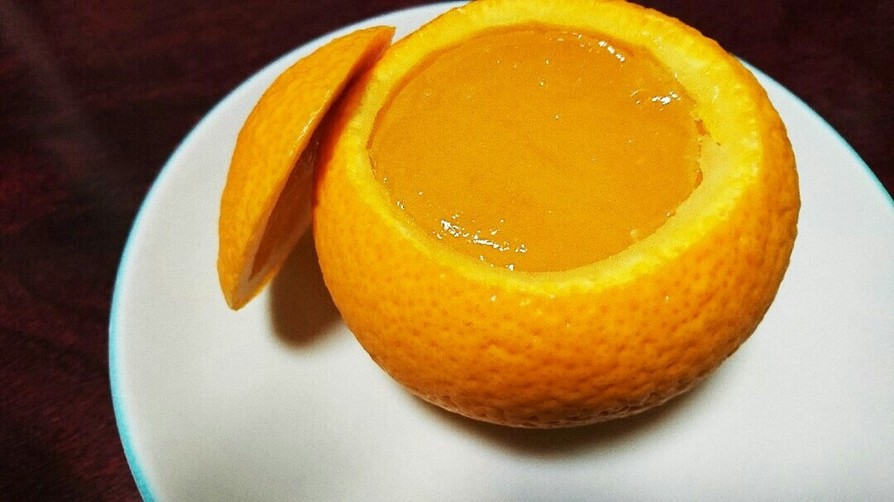 オレンジゼリーの画像