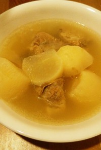大根と豚リブのスープ