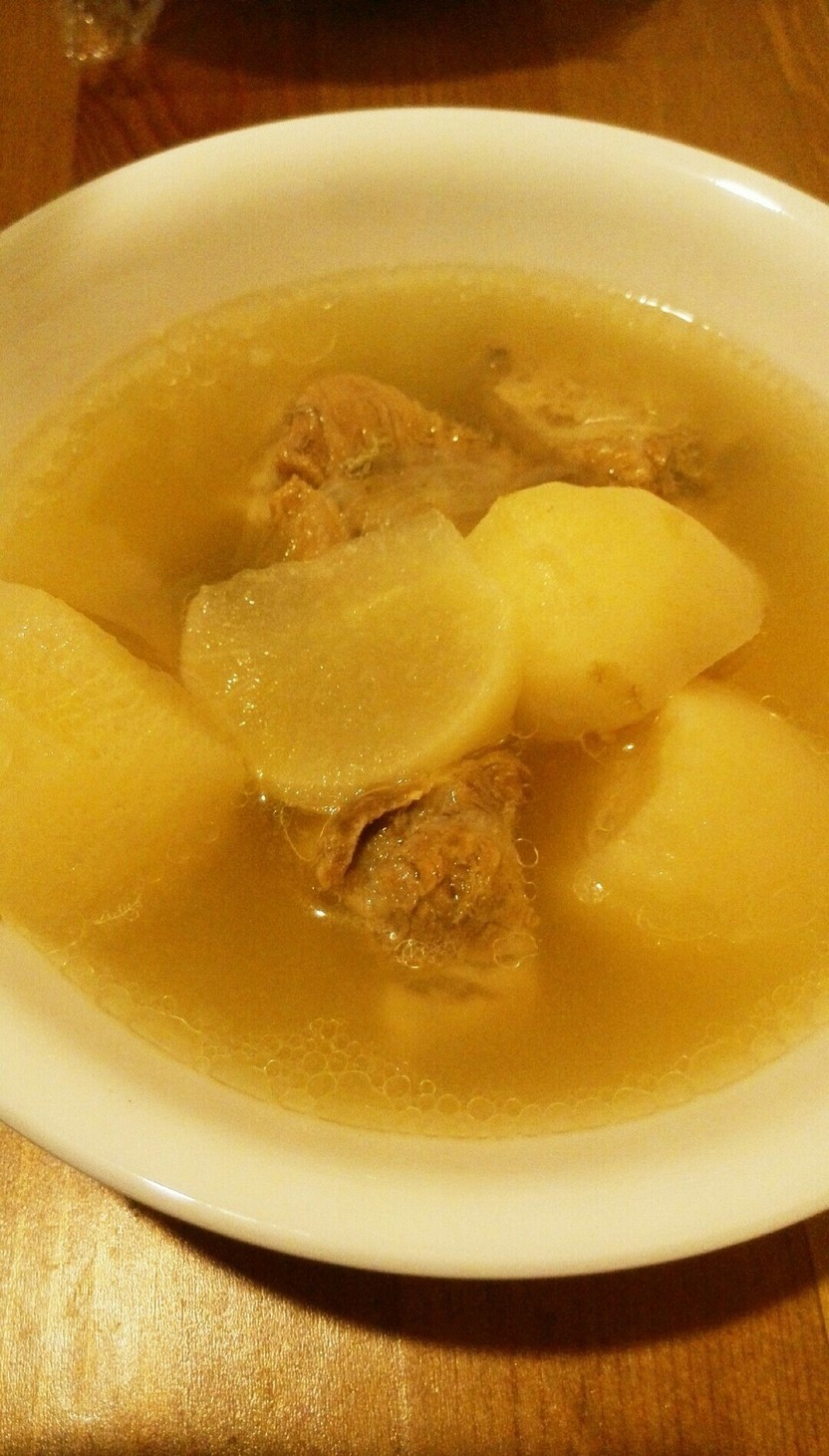 大根と豚リブのスープの画像