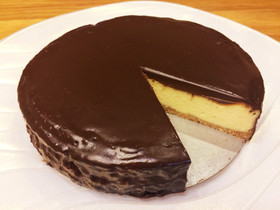 簡単★チョコがけベイクドチーズケーキ