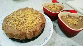 簡単♡濃厚しっとりチョコムースケーキ*