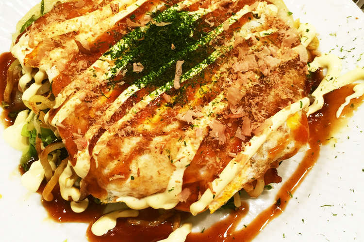 男の簡単料理 広島風お好み焼き レシピ 作り方 By Calbluesky クックパッド