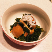 ★大粒なめこで酢の物★の写真