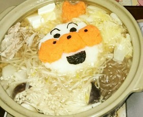 ✨❤材料3つ✨子供喜ぶアンパンマン鍋❤✨