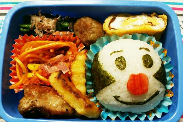 こむすびまん キャラ弁 O O レシピ 作り方 By むぅﾁｬﾝmama クックパッド 簡単おいしいみんなのレシピが352万品