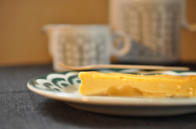 簡単☆2層なりんごのチーズケーキ