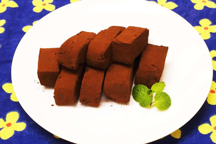 低糖質 豆腐生チョコピーナツパウダー入り レシピ 作り方 By みほmama クックパッド 簡単おいしいみんなのレシピが349万品