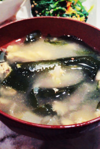 簡単☆ワカメの中華風スープ