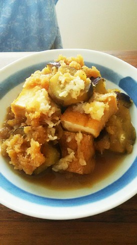 厚揚げと茄子のみぞれ煮