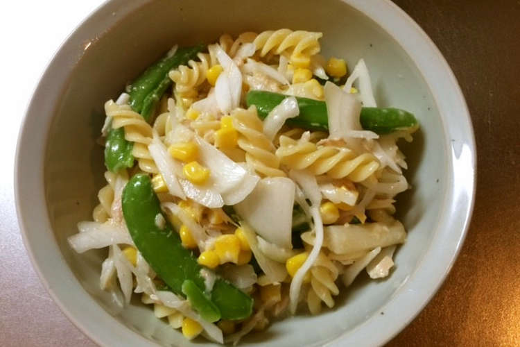 新玉ねぎとスナップえんどうの春サラダ レシピ 作り方 By ちょぢゃ クックパッド 簡単おいしいみんなのレシピが352万品