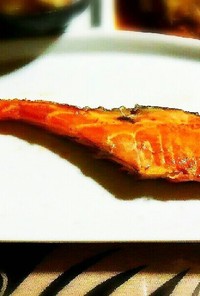 フライパンで簡単10分★鮭の塩焼き