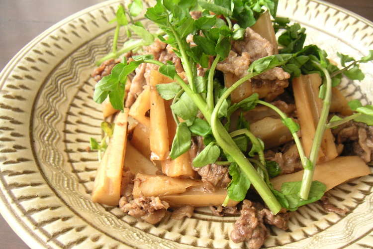 れんこんと牛肉の炒め煮 レシピ 作り方 By れいにあ クックパッド