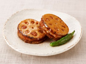 花粉症にも!れんこんのはさみ焼き