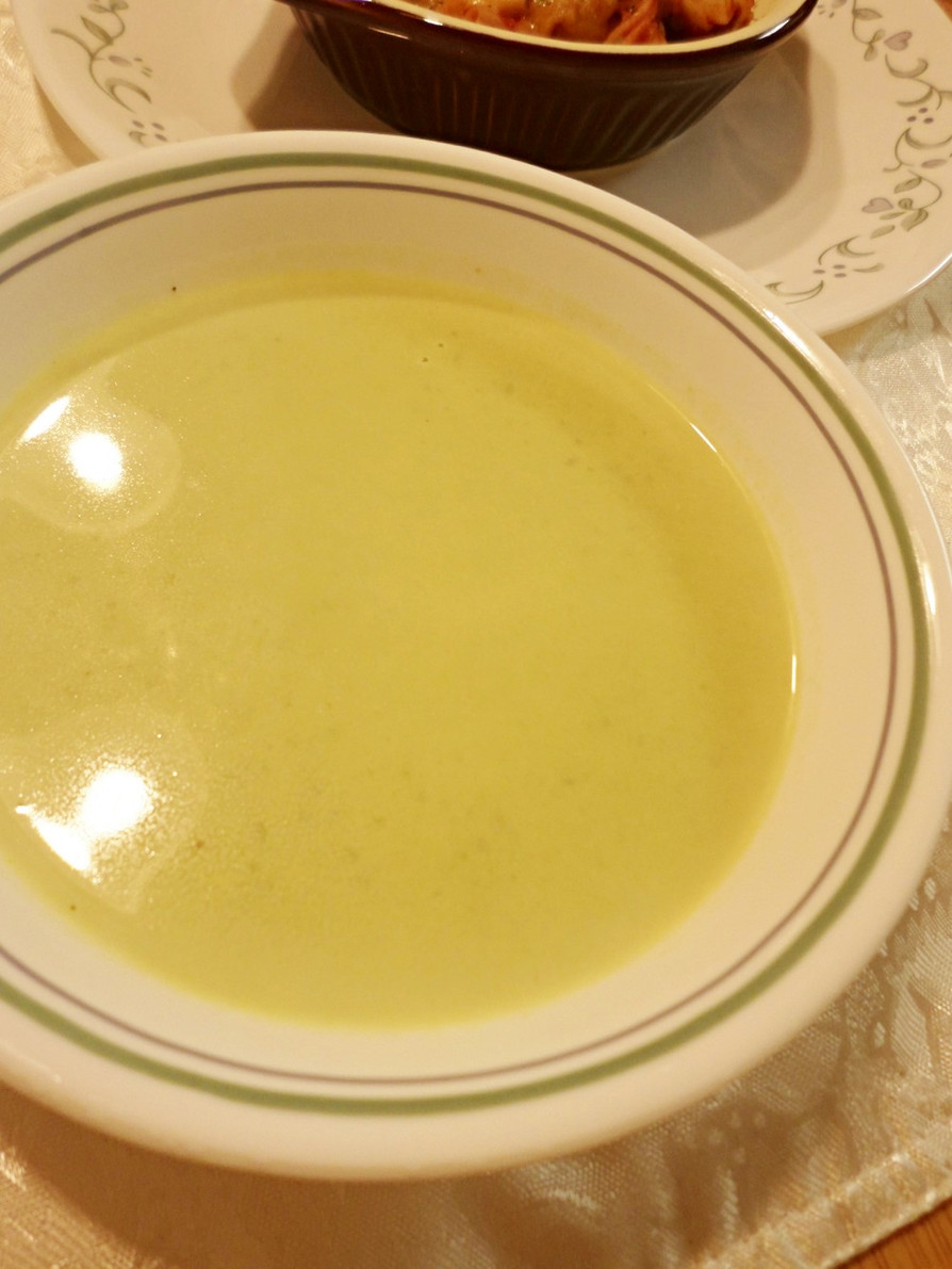 濃厚♡グリーンピースのポタージュスープの画像