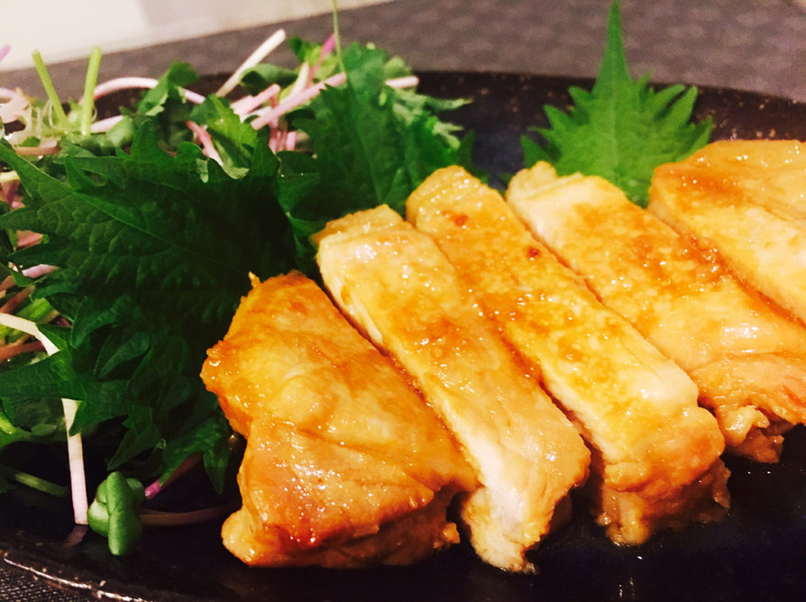 食欲そそる！豚ロース味噌香味焼きの画像