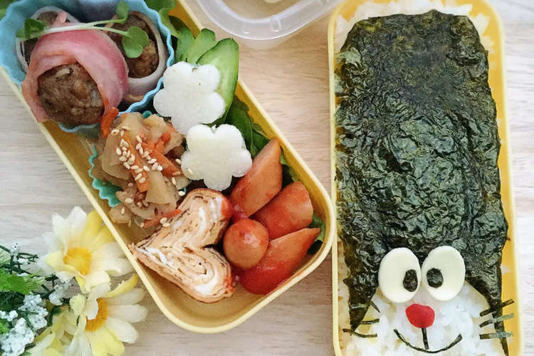 ドラえもんで海苔弁 レシピ 作り方 By いっちいicchi クックパッド 簡単おいしいみんなのレシピが349万品
