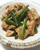 柔らか!豚もも肉とアスパラの甘辛梅炒め