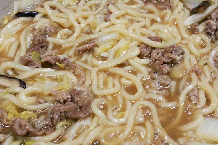 すき焼き風うどん レシピ 作り方 By にゃぉこちゃん クックパッド 簡単おいしいみんなのレシピが353万品