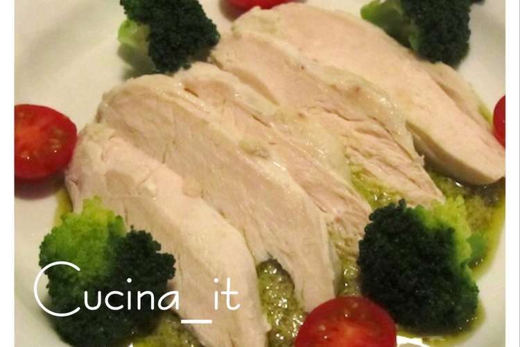 チキンのサラダ ジェノベーゼソース レシピ 作り方 By Cucina It クックパッド 簡単おいしいみんなのレシピが364万品