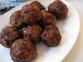 食べすぎ注意☆中華風肉団子