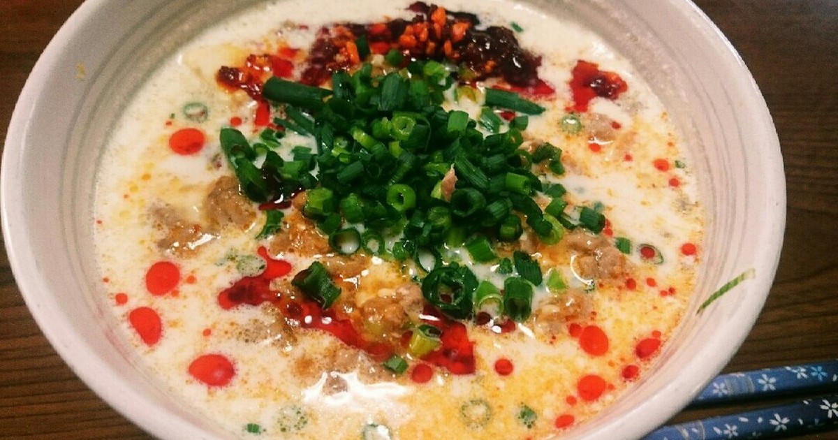 麻婆が余ったら 麻婆豆腐担々うどん レシピ 作り方 By 1085 クックパッド 簡単おいしいみんなのレシピが352万品