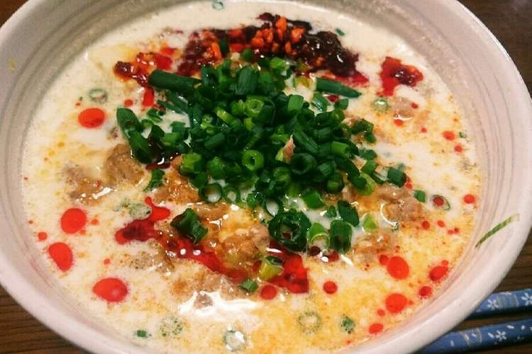 麻婆が余ったら 麻婆豆腐担々うどん レシピ 作り方 By 1085 クックパッド 簡単おいしいみんなのレシピが350万品