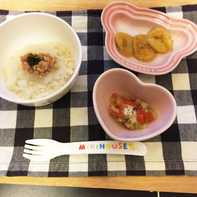 離乳食 中期 後期 納豆おろし素麺 レシピ 作り方 By ウオッカちゃん クックパッド 簡単おいしいみんなのレシピが360万品