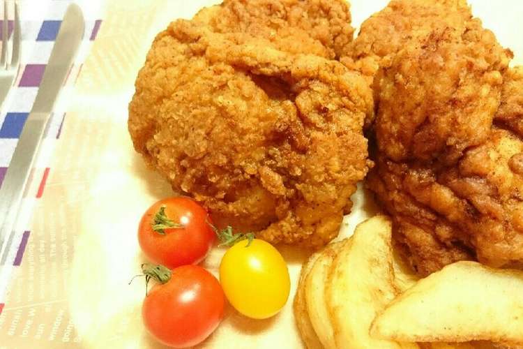 美味しさno １ Kfc風フライドチキン レシピ 作り方 By 甘いもと クックパッド
