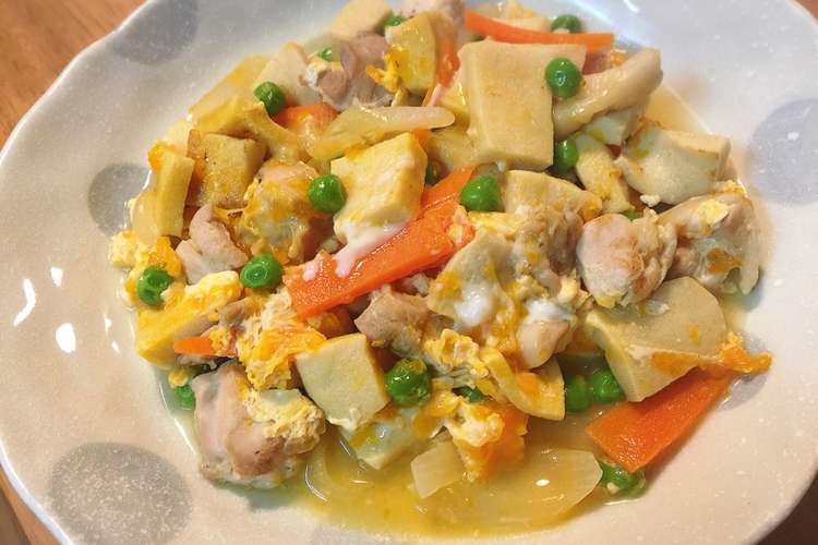 子供も大好き 高野豆腐と鶏肉の炒り煮 レシピ 作り方 By えこレピ クックパッド 簡単おいしいみんなのレシピが376万品