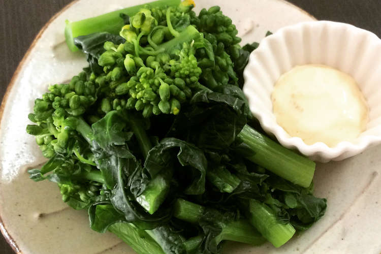 菜の花 からしマヨネーズ添え レシピ 作り方 By Fuurinmama クックパッド 簡単おいしいみんなのレシピが370万品