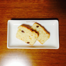 りんごとラムレーズンのしっとりパウンド