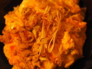親子丼のパスタの写真