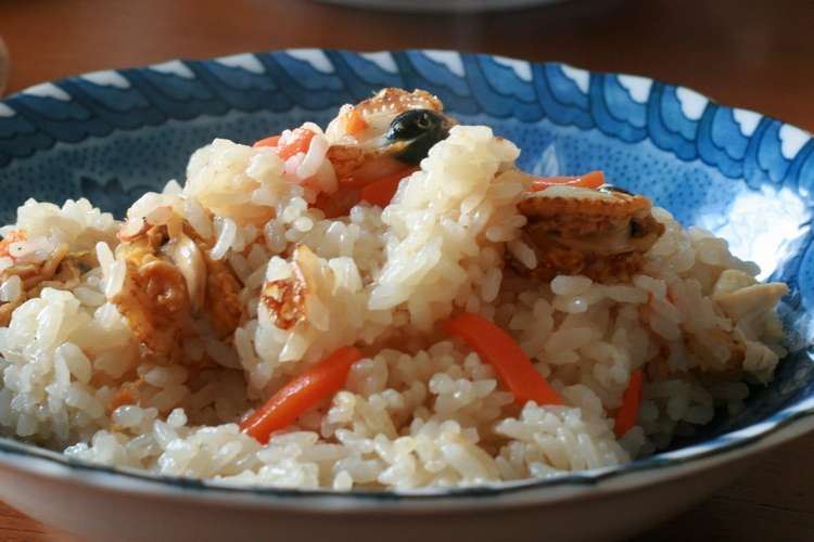 ホタテの稚貝の炊き込みご飯 レシピ 作り方 By さなうさ クックパッド 簡単おいしいみんなのレシピが361万品