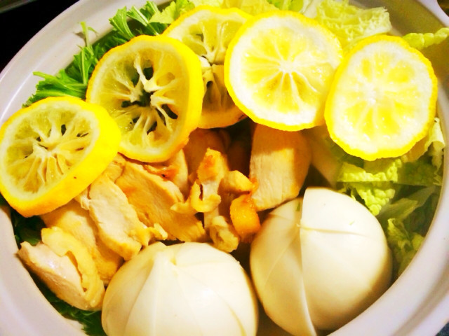＊低カロリー鳥と野菜の柚子鍋＊の画像