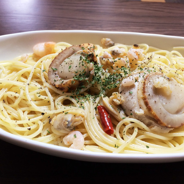 旦那が喜ぶ 我が家の海鮮パスタ レシピ 作り方 By 腹ペコぱんだ クックパッド
