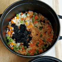 韓国風野菜のおかゆ