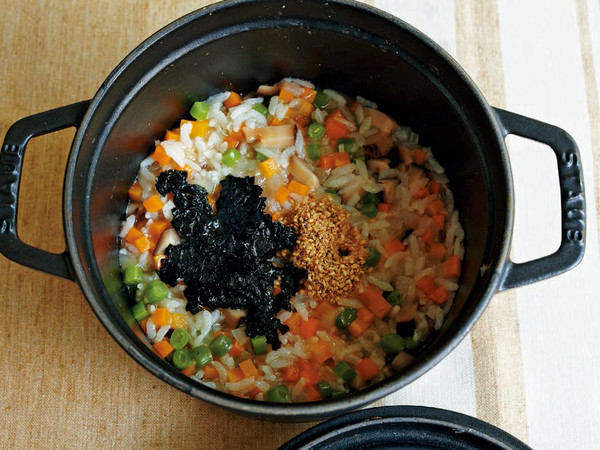 韓国風野菜のおかゆ