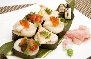 カナッペ寿司の画像