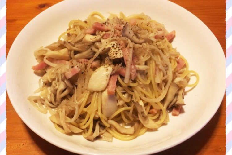 きのこたっぷりガーリックバター醤油パスタ レシピ 作り方 By Emilycook クックパッド