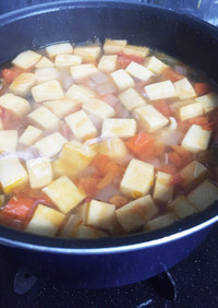 高野豆腐の野菜スープ