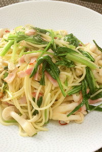 【糖質0g麺】青菜のペペロンチーノ