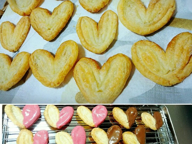 冷凍パイシートでハートのパイ 源氏パイ レシピ 作り方 By Nimajan クックパッド 簡単おいしいみんなのレシピが359万品